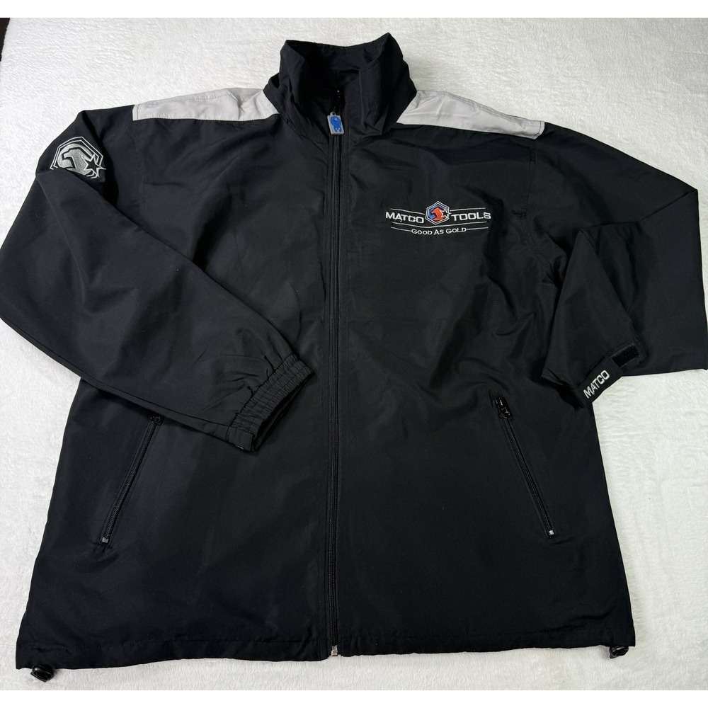 Matco Tools Jacket Mens XL Black Workwear Embroidered Good as Gold